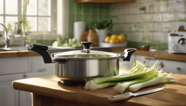 Obtenez des poireaux tendres en un temps record au cocotte-minute